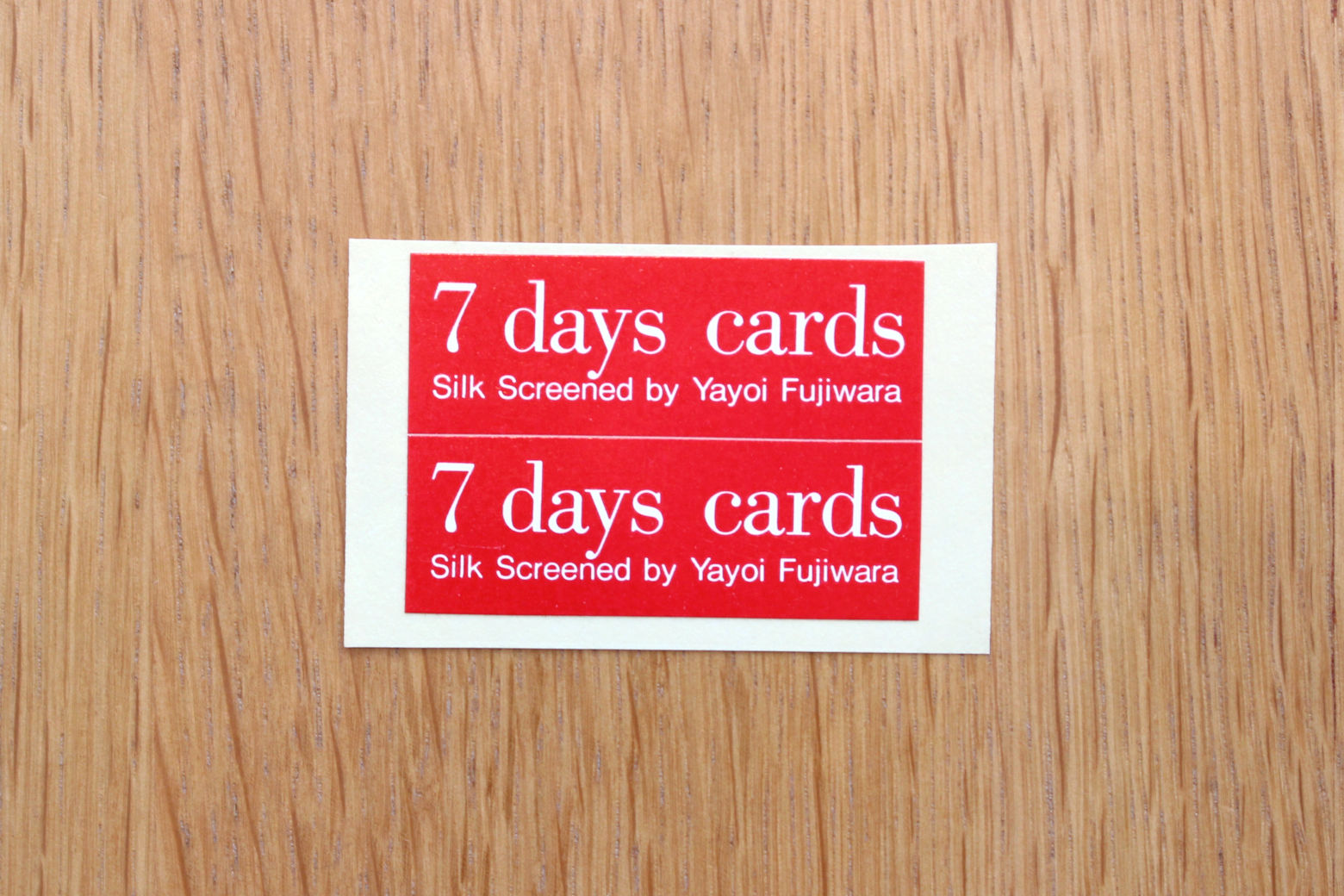 7dayscards　ロゴマークシール